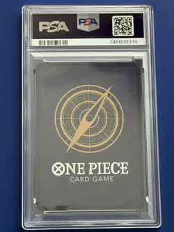 2025 One Piece OP11 EN 114 Fire-Fist Pistol Red Hawk Alt Art PSA 10 Gem Mint - Image 2