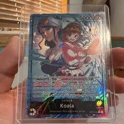 Bandai One Piece Card Game Koala OP12-081 OP-12 Alt Art Foil Leader L 5000 - Image 1