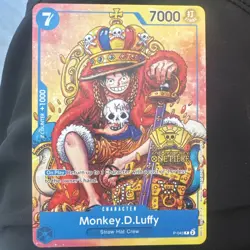 Monkey D Luffy P-043 2nd Anniversary Promo Stamp One Piece TCG English - Image 1