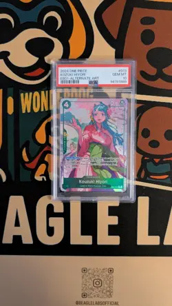 One Piece Kozuki Hiyori EB01-013 NM ALT ART ENGLISH PSA 10 - Image 1