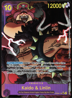 One Piece Kaido & Linlin Two Legends OP08-119 SEC Secret Rare Alt Art Foil NM - Image 1