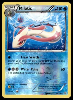 2012 Pokemon Black & White - Dragons Exalted Milotic #28 Holo Heavy Play - Image 1