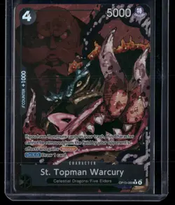 Carrying On His Will #OP13-089 St. Topman Warcury (Alternate Art) - Image 1