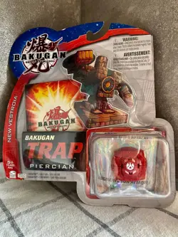 Bakugan New Vestroia Trap Triad Fortress Piercian Hexados Set with CARDS - Image 2