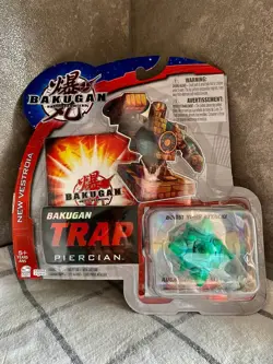 Bakugan New Vestroia Trap Triad Fortress Piercian Hexados Set with CARDS - Image 5