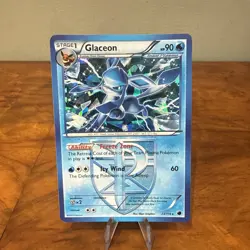 Glaceon 23/116 🧊 Cracked Ice 🧊 Plasma Freeze - Holo Rare Pokemon Card LP - Image 1