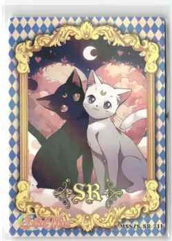 LUNA ARTEMIS SR MSNZS-SR-211 Sailor Moon Anime Collectible Card - Image 1
