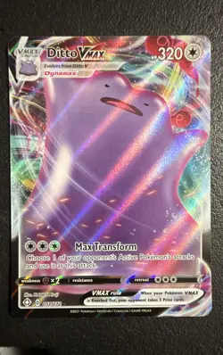 Ditto VMAX 051/072 Shining Fates Holo Card is described as shown - Image 1