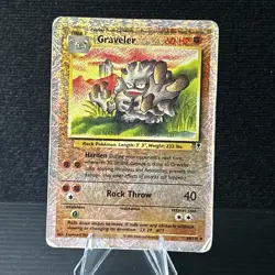 Pokemon TCG Graveler Card 44/110 Reverse Holo, Legendary Collection - Image 1