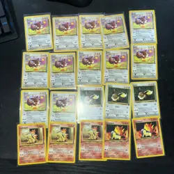 Pokemon Lot 20 Cards Total: 12x Eevee 51/64 - 3x Eevee 55/62 - 5x Cyndaquil Neo - Image 1