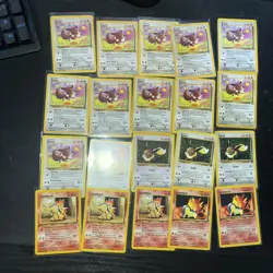 Pokemon Lot 20 Cards Total: 12x Eevee 51/64 - 3x Eevee 55/62 - 5x Cyndaquil Neo - Image 2