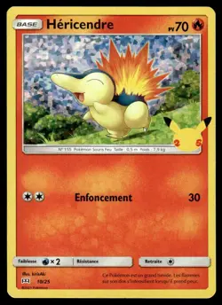 2021 Pokemon Other - McDonald's Collection 2021 Cyndaquil #10 Light Play Holo - Image 1