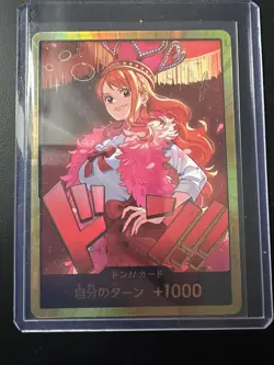 DON!! Nami GOLD EB03 Japanese ONE PIECE Card Heroines Edition NM - Image 1