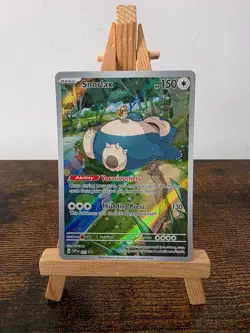 Pokemon Card Snorlax SVP051 Scarlet & Violet 151 Promo Illustration Rare NM - Image 1