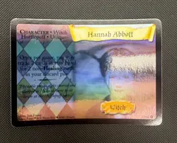 Hannah Abbott Base Set 7/116 Holo Foil Harry Potter TCG Rare Card LP - Image 1