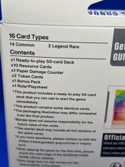 SEALED Gundam TCG Starter Deck 05 ST05 Iron Bloom - 50 Card Deck + Bonus Pack - Image 5