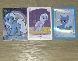 My Little Pony Trixie Lulamoon Eternal Moon 1 English Kayou 3 Card Lot LSR SSR + - Image 1