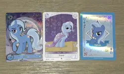 My Little Pony Trixie Lulamoon Eternal Moon 1 English Kayou 3 Card Lot LSR SSR + - Image 2