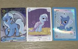 My Little Pony Trixie Lulamoon Eternal Moon 1 English Kayou 3 Card Lot LSR SSR + - Image 3