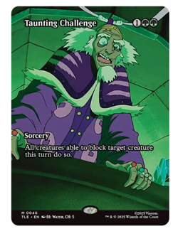 Taunting Challenge - Borderless Avatar MTG - Image 1