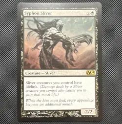 Magic: The Gathering Syphon Sliver M14 Regular Common English 124/249 - Image 1