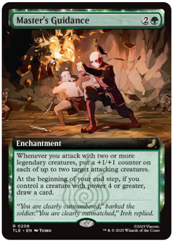 Master's Guidance - Extended Art Avatar MTG - Image 1