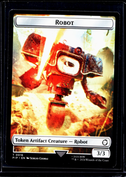 2024 MTG Magic The Gathering PIP Fallout Token #16/14 Robot Food LP - Image 2