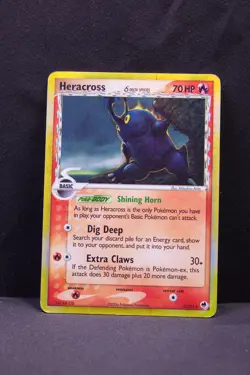 Heracross 3/101 Pokemon TCG Dragon Frontiers Holo Rare - Image 4