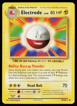 Electrode 40/108 Rare Evolutions Pokemon Near Mint - Image 1