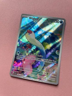 Pokemon TCG Wiglett 206/198 Scarlet Violet Illustration Rare NM - Image 3