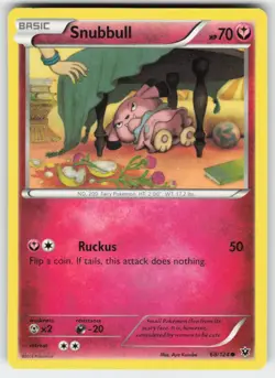 Snubbull 68/124 Common Fates Collide Pokemon Lightly Played - Image 1