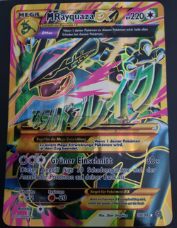 Pokemon Mega Rayquaza EX 98/98 Jumbo Deutsch Ancient Origins Oversized Excellent - Image 1