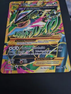 Pokemon Mega Rayquaza EX 98/98 Jumbo Deutsch Ancient Origins Oversized Excellent - Image 2