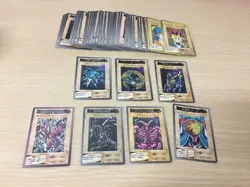 Yu-Gi-Oh! Japanese Bandai Yugioh cards 90 lot near complete FOIL TA2 red eyes - Image 1