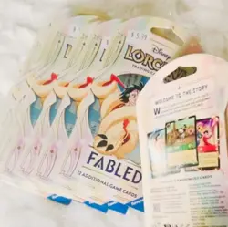 48 Fabled Sleeved Booster Packs Disney Lorcana TCG New Factory Sealed - Image 1