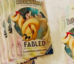 48 Fabled Sleeved Booster Packs Disney Lorcana TCG New Factory Sealed - Image 3