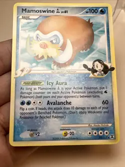 LP- Mamoswine GL 27/111 Regular/Non-Holo Rising Rivals AUTHENTIC Pokemon Card - Image 3