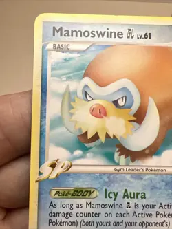 LP- Mamoswine GL 27/111 Regular/Non-Holo Rising Rivals AUTHENTIC Pokemon Card - Image 4
