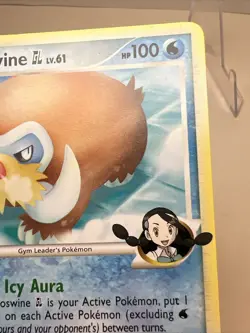 LP- Mamoswine GL 27/111 Regular/Non-Holo Rising Rivals AUTHENTIC Pokemon Card - Image 5