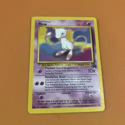 Mew 8 Black Star Promo Pokemon Card WOTC 2000 MP - Image 1