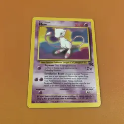 Mew 8 Black Star Promo Pokemon Card WOTC 2000 MP - Image 5
