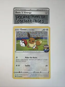 Eevee on the Ball Pokemon Futsal 002/005 TCG Promo Card - Image 1