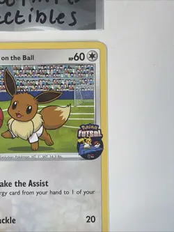 Eevee on the Ball Pokemon Futsal 002/005 TCG Promo Card - Image 3