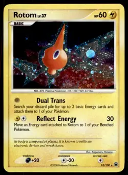 2008 Pokemon Diamond & Pearl - Majestic Dawn Rotom #13 Heavy Play - Image 1