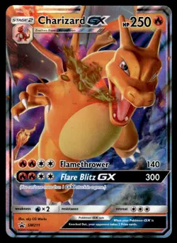2019 Sun & Moon, Promos - Sun & Moon Promos Charizard-GX #SM211 Light Play - Image 1