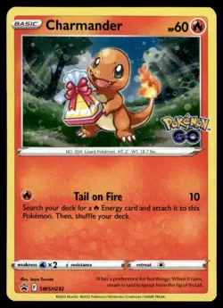 2022 Pokemon Sword & Shield - Promo Charmander #SWSH232 Holo Light Play - Image 1
