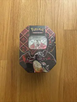 Paldean Fates Charizard Tin Sealed Pokemon Scarlet Violet (Factory Sealed) - Image 1