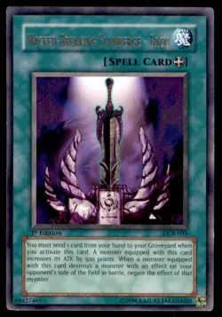 Yu-Gi-Oh! Wicked-Breaking Flamberge - Baou #DCR-035 1st Edition Light Play - Image 1