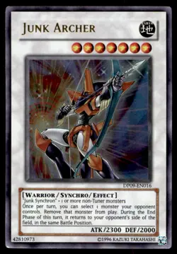 Yu-Gi-Oh! Junk Archer #DP09-EN016 Light Play - Image 1