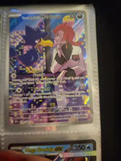 Pokemon TCG Destined Rivals Team Rockets Murkrow Card 200/182 - Image 1